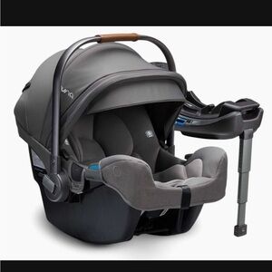 Nuna Gray Infant Car Seat with Base